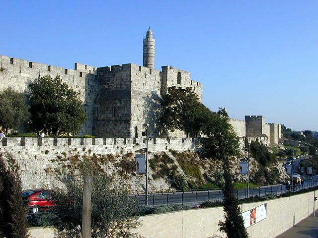 Outer Wall East of Jaffa Gate